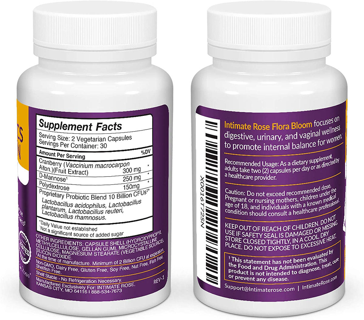 Flora Bloom, Ultimate Probiotic Supplement for Women, 60 Capsules