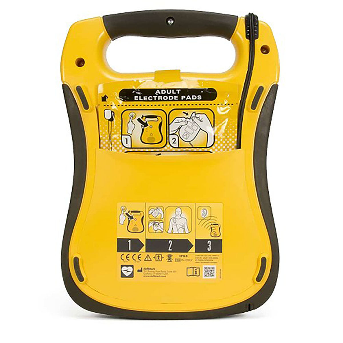 Defibtech Lifeline Fully Automatic AED, Carrying Case, CPR Prep Kit, Inspection Tag, Decal, Keychain Mask