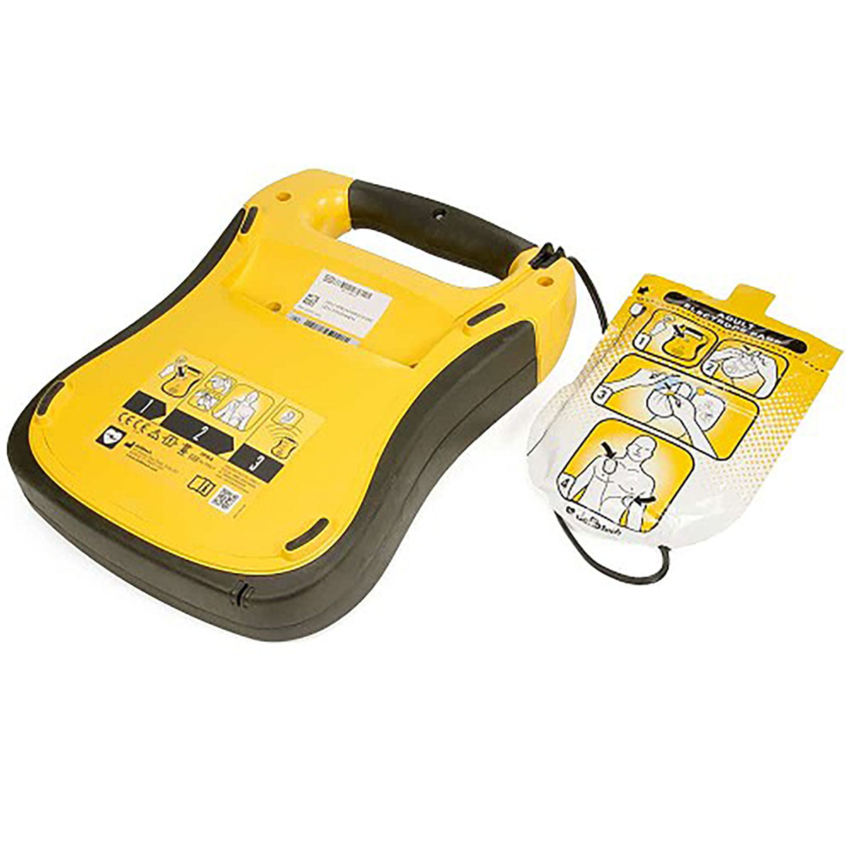 Defibtech Lifeline Fully Automatic AED, Carrying Case, CPR Prep Kit, Inspection Tag, Decal, Keychain Mask