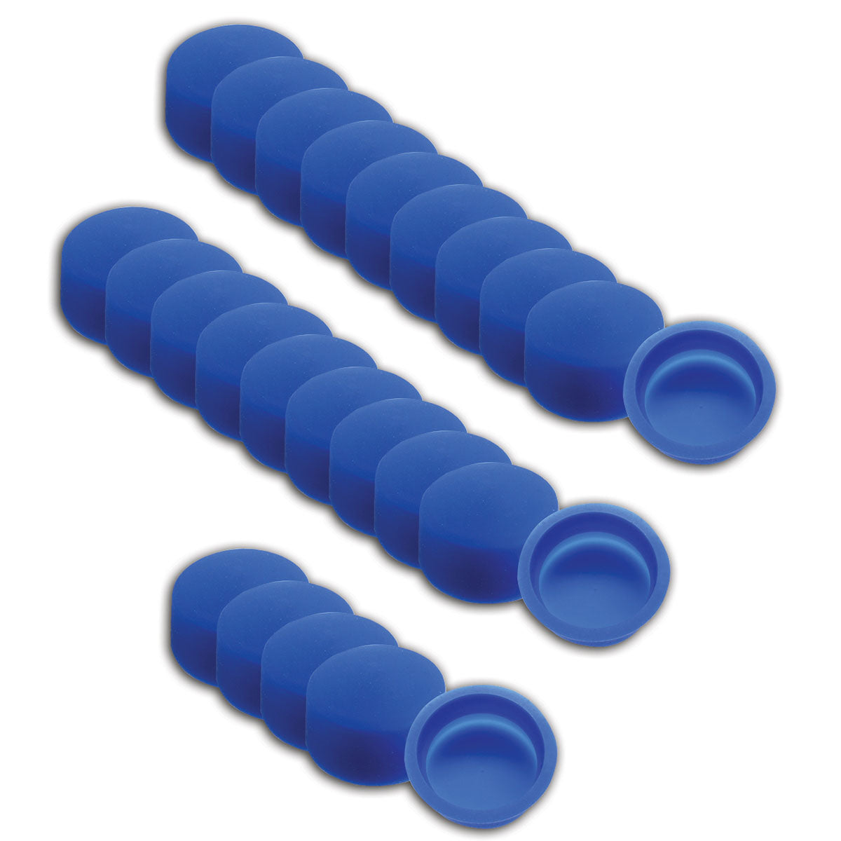 Silicone cap, Set of 10