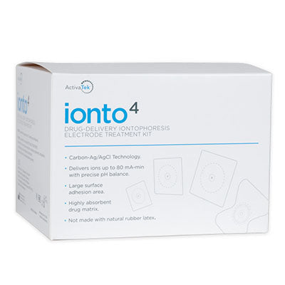 ActivaTek Ionto4 Iontophoretic Delivery Kit, Butterfly (3.75" x 3.3"), Box of 12