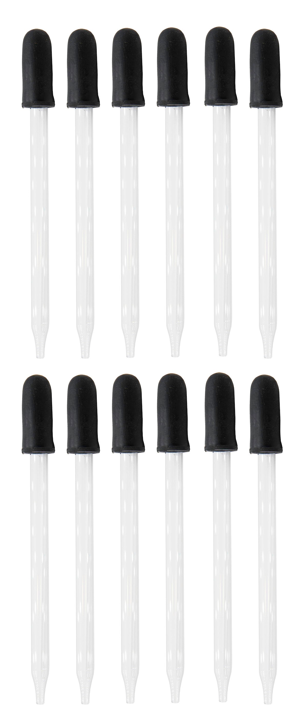 Dropper Medicine Straight Plastic 4", 1 Dozen