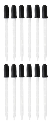 Dropper Medicine Straight Plastic 4", 1 Dozen