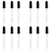 Dropper, Glass, Straight Tip, 3", Pack of 12