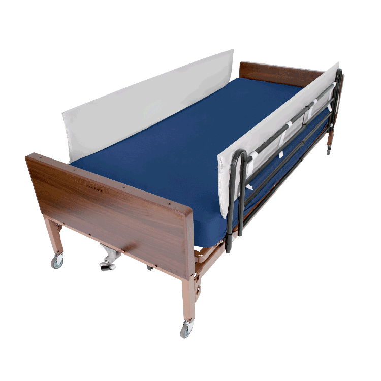 Full Bed Rail Bumper, Multi, 1 Pair per Bag, 5 Bags per Case