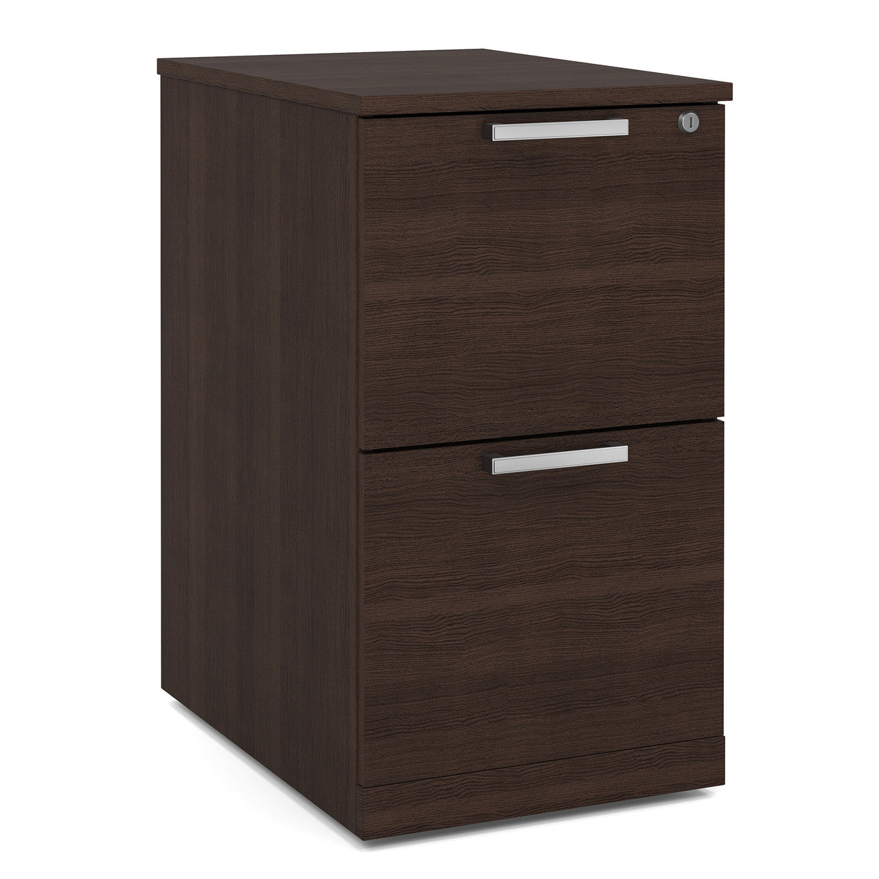 OfficeSource Laminate 2 Drawer Mobile Pedestal - File/File - Java