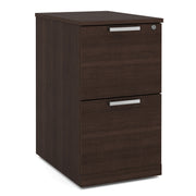 OfficeSource Laminate 2 Drawer Mobile Pedestal - File/File - Java