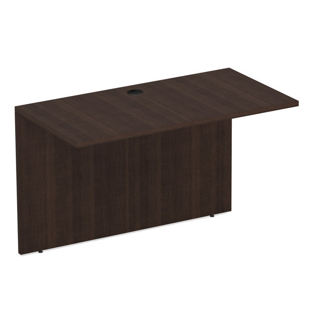 OfficeSource Laminate Bridge - 47''W x 24''D - Mahogany