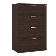 OfficeSource Laminate Lateral Files 4 Drawer Lateral File Cabinet - Java