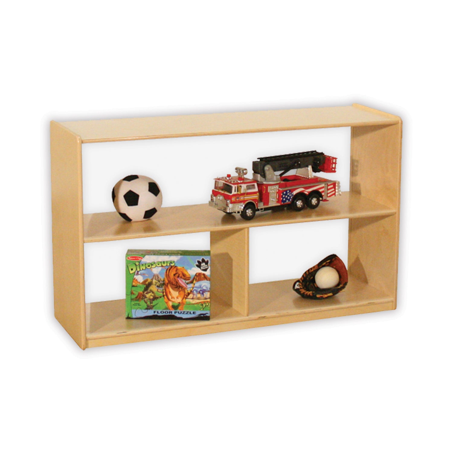 Versatile Shelf Storage with Acrylic Back - 30"H