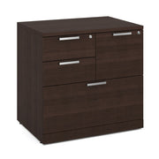 OfficeSource Laminate Lateral Files 31"W Combo Lateral File Cabinet - Java