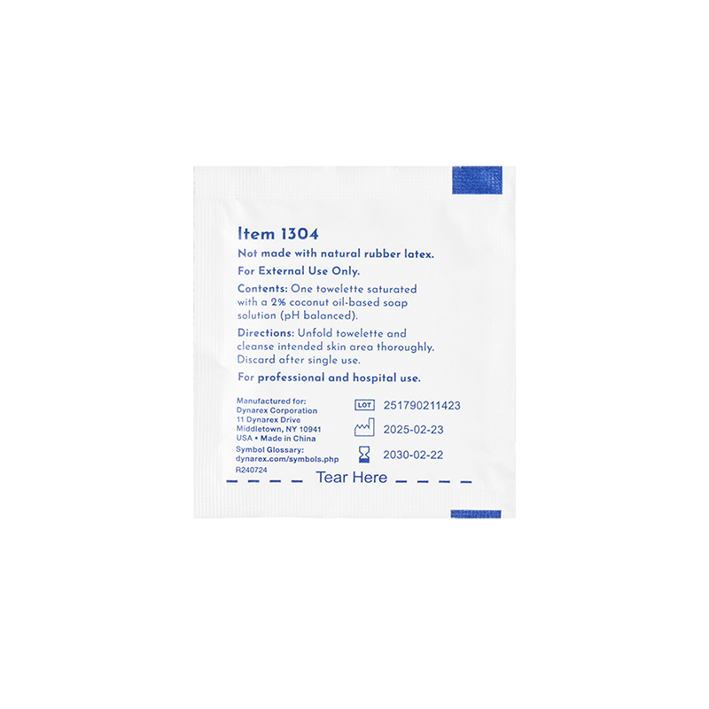 Castile Soap Towelettes - 100 pcs per Box/10 Boxes per Case