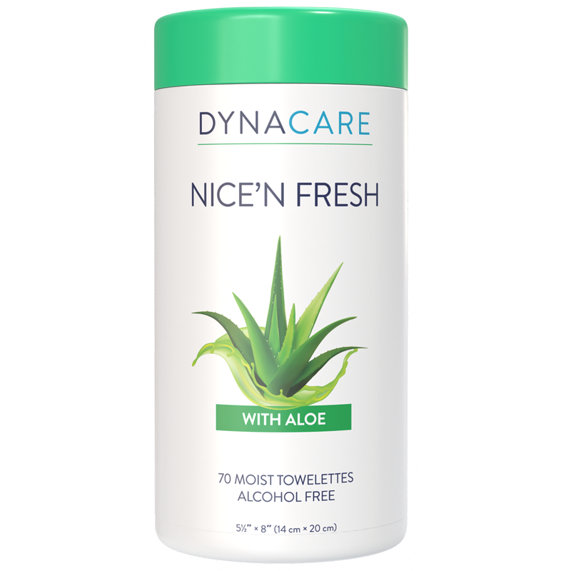 Nice'n Fresh Towelette, 5.5" x 8" - 70 towels per Can/18 Cans per Case
