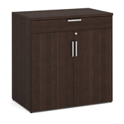 OfficeSource Laminate Buffet Credenza with Top Drawer and Doors - Java