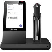 Yealink - WH67 Headset - Microsoft Teams Certification - Mono - USB 3.0 Type a - Wired/Wireless - Bluetooth/DECT - 393.7 - Black