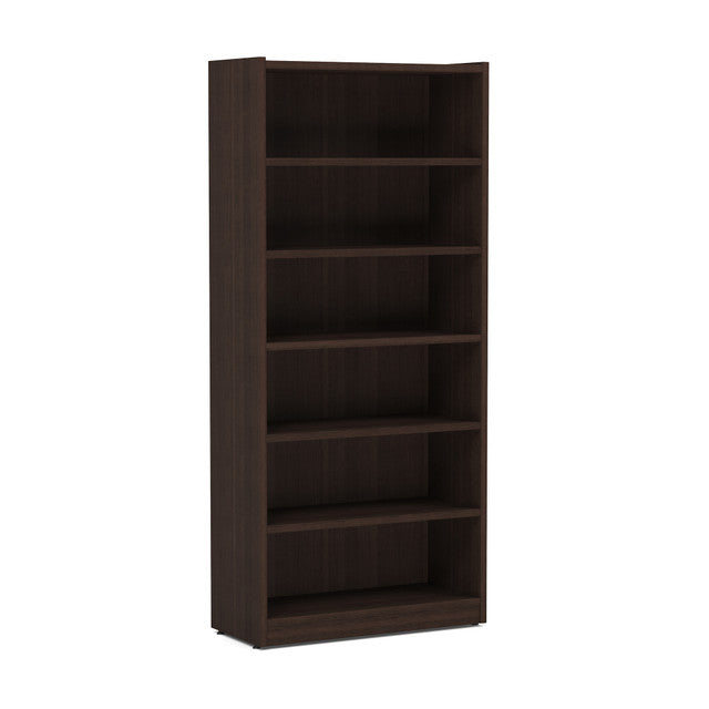 OfficeSource Laminate Bookcase - 6 Shelves - Java