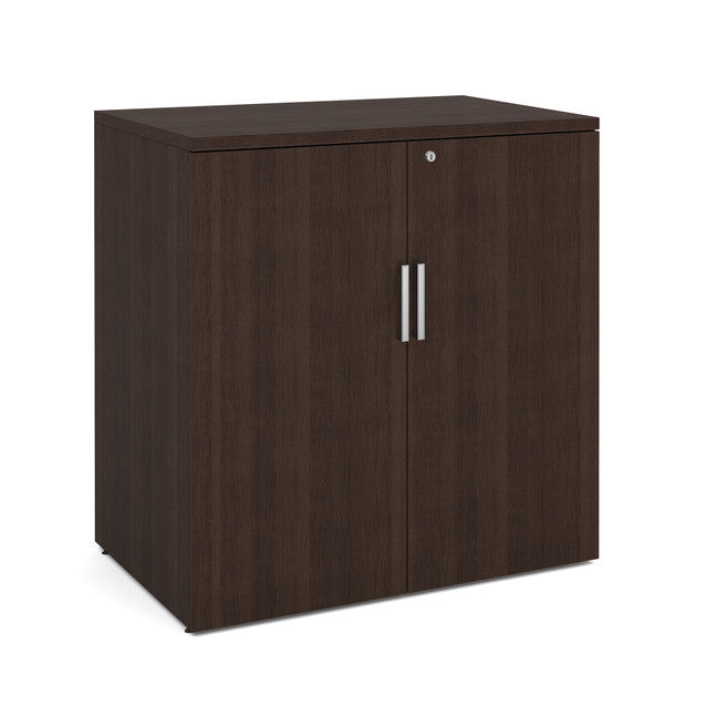 OfficeSource Storage & Wardrobe Cabinets Storage Cabinet - 35.5"W x 22"D - Java