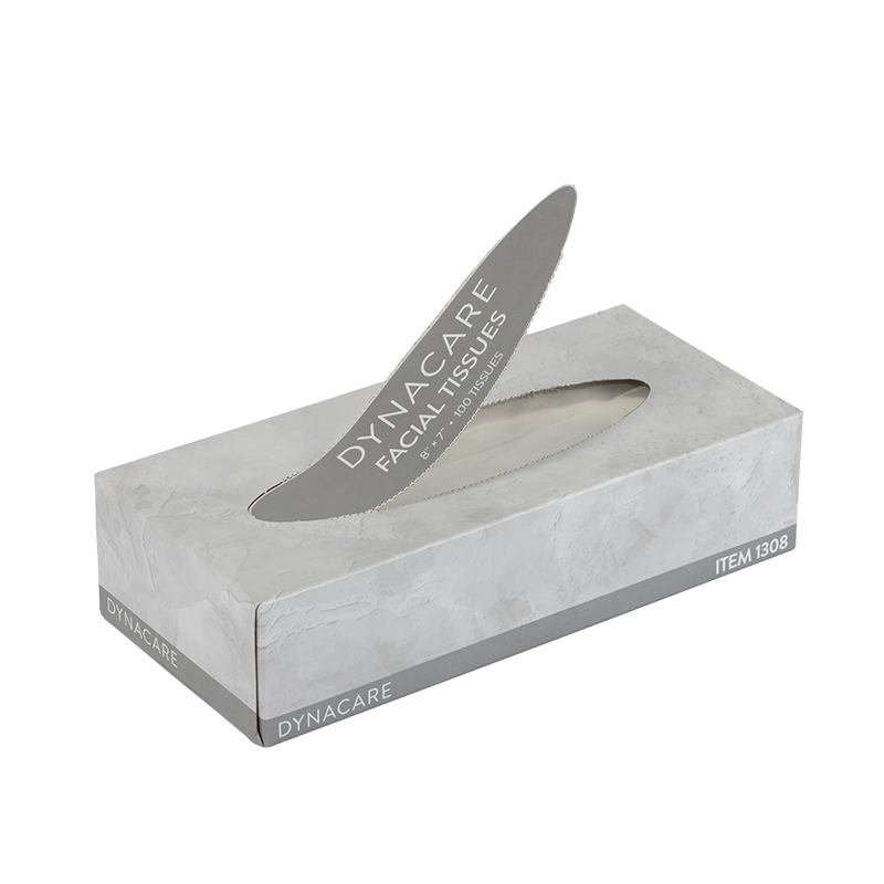 Facial Tissues, 8" x 7" - 100 tissues per Box/30 Boxes per Case