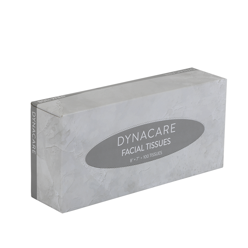 Facial Tissues, 8" x 7" - 100 tissues per Box/30 Boxes per Case