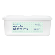 Hugs of Love Baby Wipes Unscented Tub, 7" x 8" - 80 wipes per Tub/12 Tubs per Case