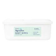 Hugs of Love Baby Wipes Scented w/aloe, 7" x 8" - 80 wipes per Tub/12 Tubs per Case