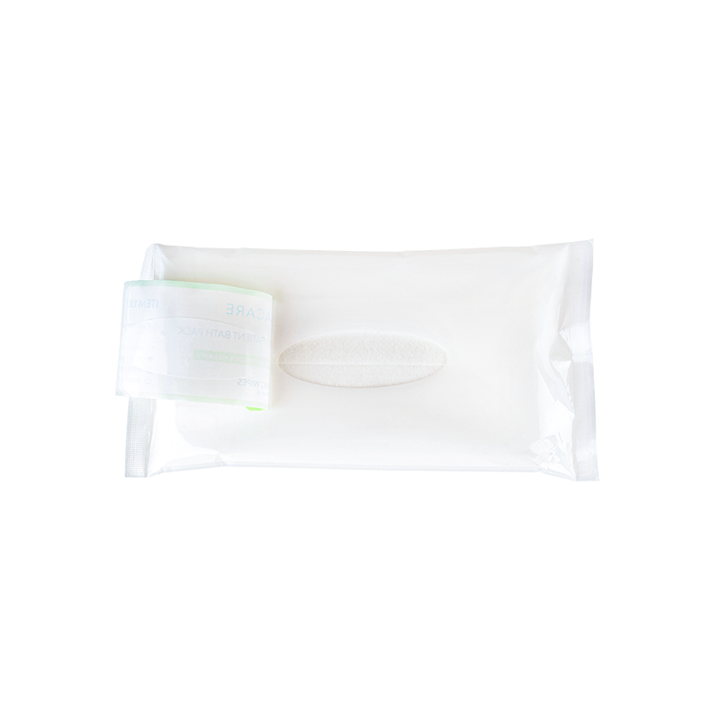 EZ Care Patient Bath Packs, 8" x 8", 24/8/cs - 8 wipes per Pack/24 Packs per Case