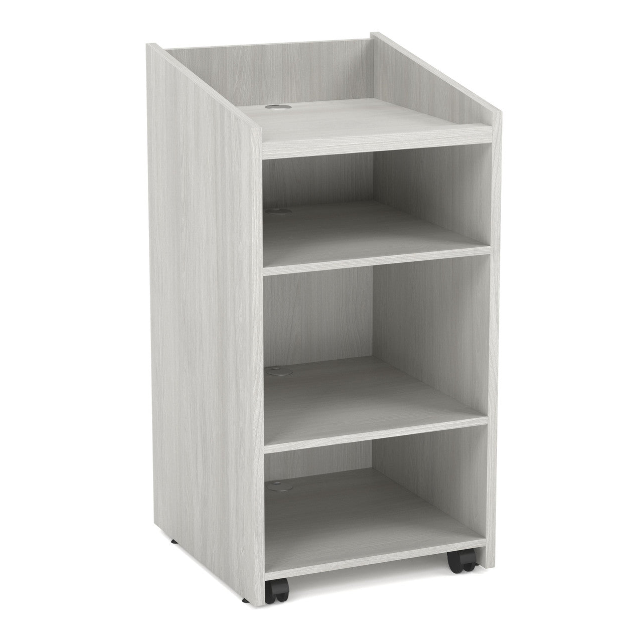 OfficeSource Conference/Multi-Purpose Mobile Lectern - Arcadia White