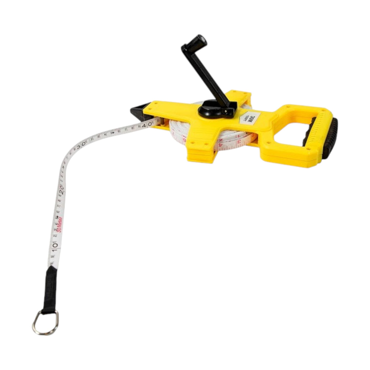 Tape Measure Fiberglass, English and Metric Scale, 30 meters