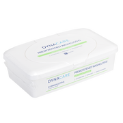 Premoistened Washcloths, 9" x 13" Tub - 64 whites per Tub/8 Tubs per Case