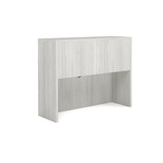 OfficeSource Laminate Lateral Files Hutch with Laminate Doors - 48"W X 36"H - Arcadia White