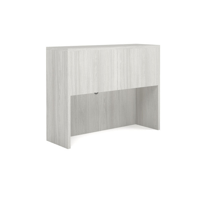 OfficeSource Laminate Lateral Files Hutch with Laminate Doors - 48"W X 36"H - Arcadia White