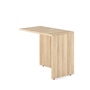 OfficeSource Laminate Reversible Return - 35''W x 20''D - American Elm