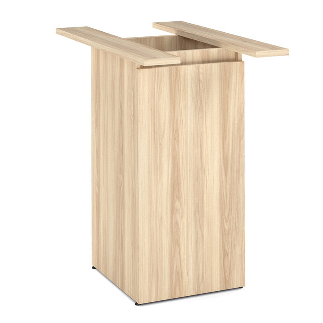 OfficeSource OS Conference/Multi-Purpose Cube Base With Access Door - American Elm