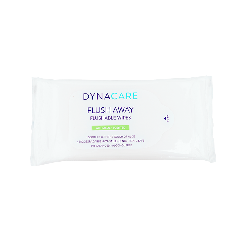 Flushable Wipes - Adult, 9" x 13" Soft Pack - 24 wipes per Pack/24 Packs per Case