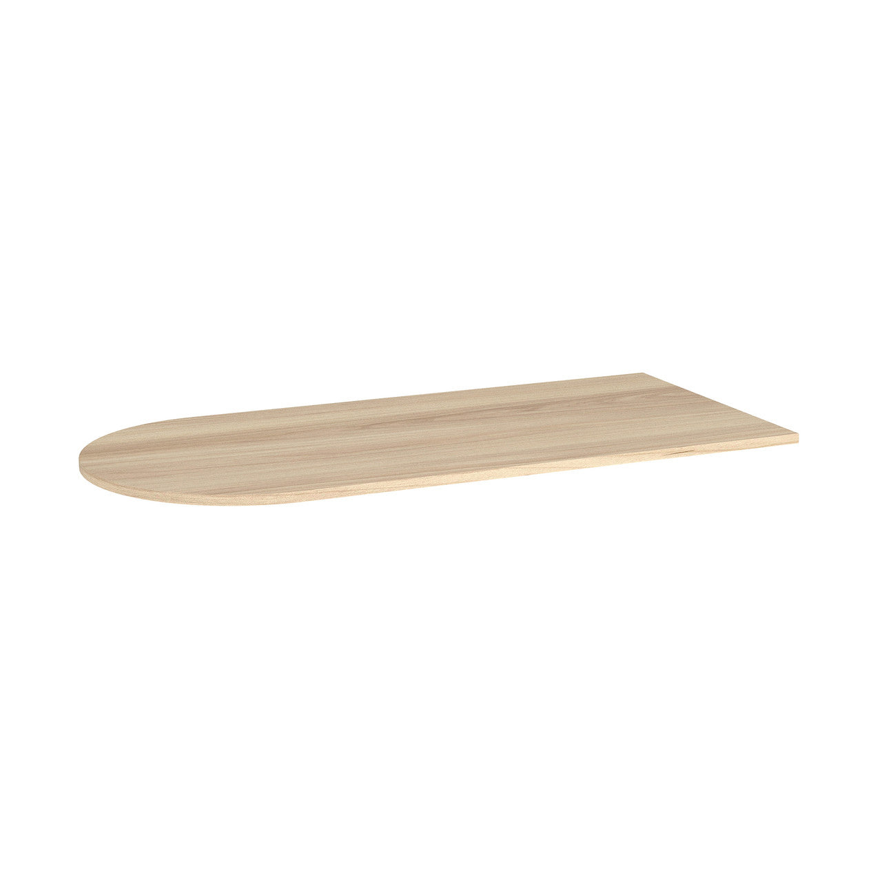 OfficeSource OS Laminate 66"W Bullet Top - American Elm