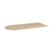 OfficeSource OS Laminate 66"W Bullet Top - American Elm