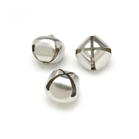 Wholesale Jingle Bells 1" 18 / Pkg-Silver(6x$4.52)