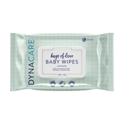 Hugs of Love Baby Wipes unscented w/ Plastic Lid, 7" x 8" - 80 wipes per Pack/24 Packs per Case