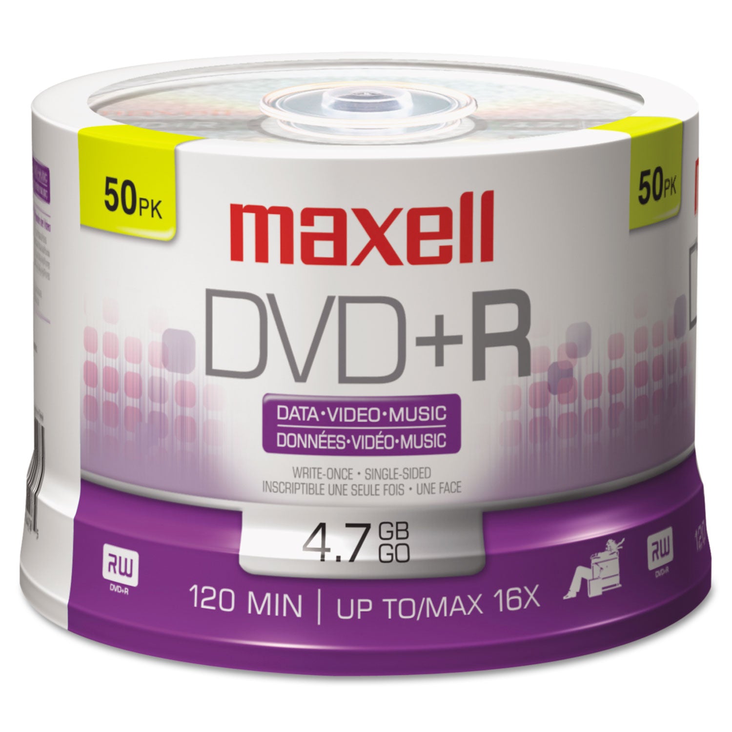 120mm - 2 Hour Maximum Recording Time