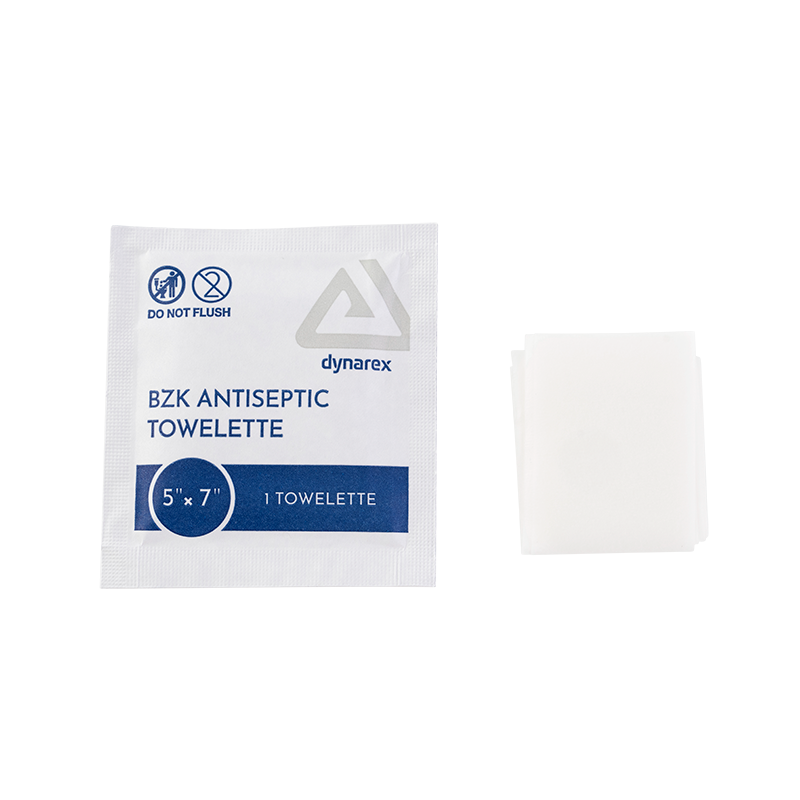 BZK Antiseptic Towelettes, 5” x 7” - 1000 pcs per case