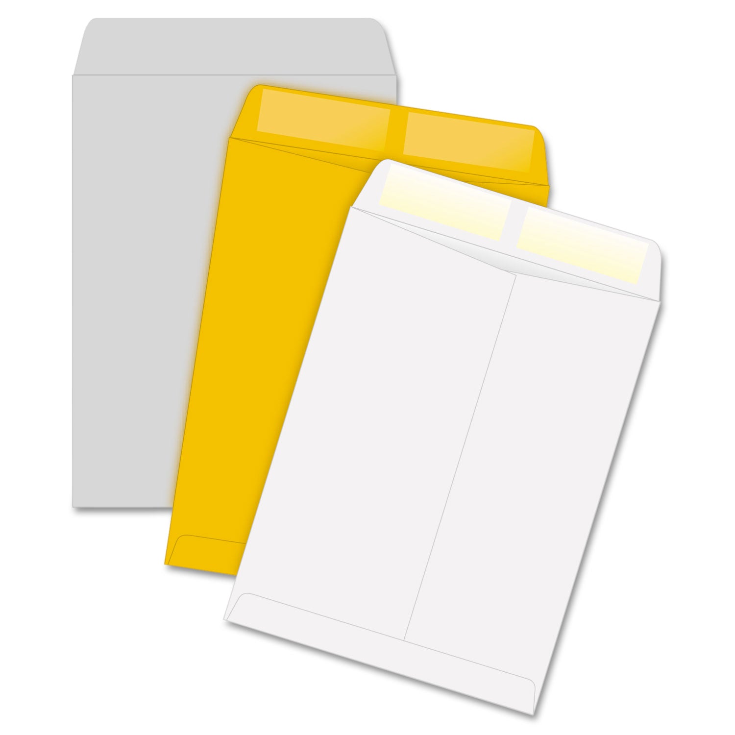 Quality Park 9 x 12 Heavyweight Catalog Mailing Envelopes - Catalog - #10 1/2 - 9" Width x 12" Length - 28 lb - Gummed - Kraft - Kraft - 100 / Box