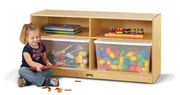 Jonti-Craft® Toddler Jumbo Tote Storage – with Clear Totes + Lids