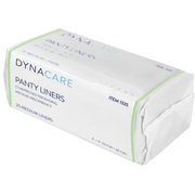 Panty Liners, Sq End w/ Adhesive Tab, 4" x 11" - 25 pcs per Box/10 Boxes per Case