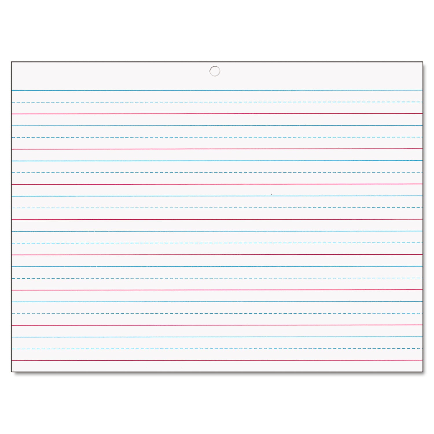 Multi-Sensory Raised Ruled Tablet, Tape Bound, 5/8" x 5/16" x 5/16" Ruled Long, 10-1/2" x 8", 40 Sheets