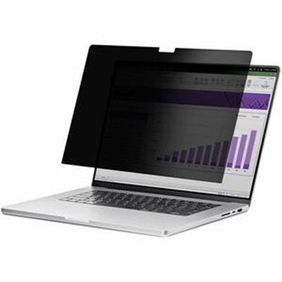 StarTech.com 13.3-inch 16:10 Flip-up Privacy Screen with Touch, Anti-Glare Blue Light Filter, Laptop Monitor Screen Protector