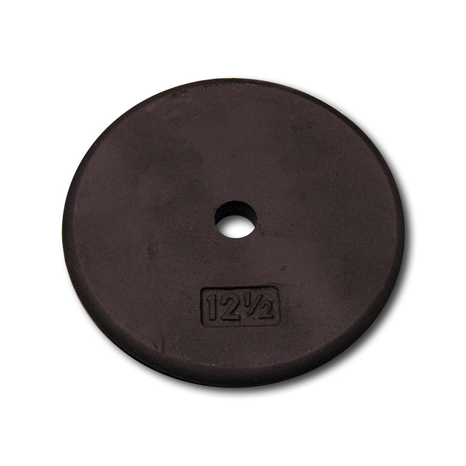 Black Standard Plate 12.5Lb