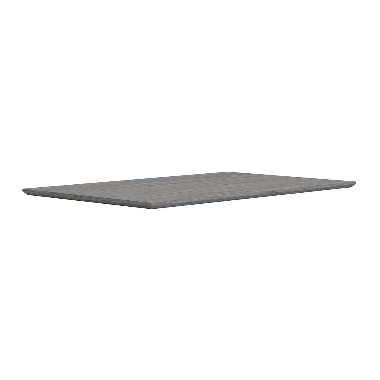 OfficeSource OS Laminate 30"x48" Rectangular Knife-Edge Table Top - Coastal Gray