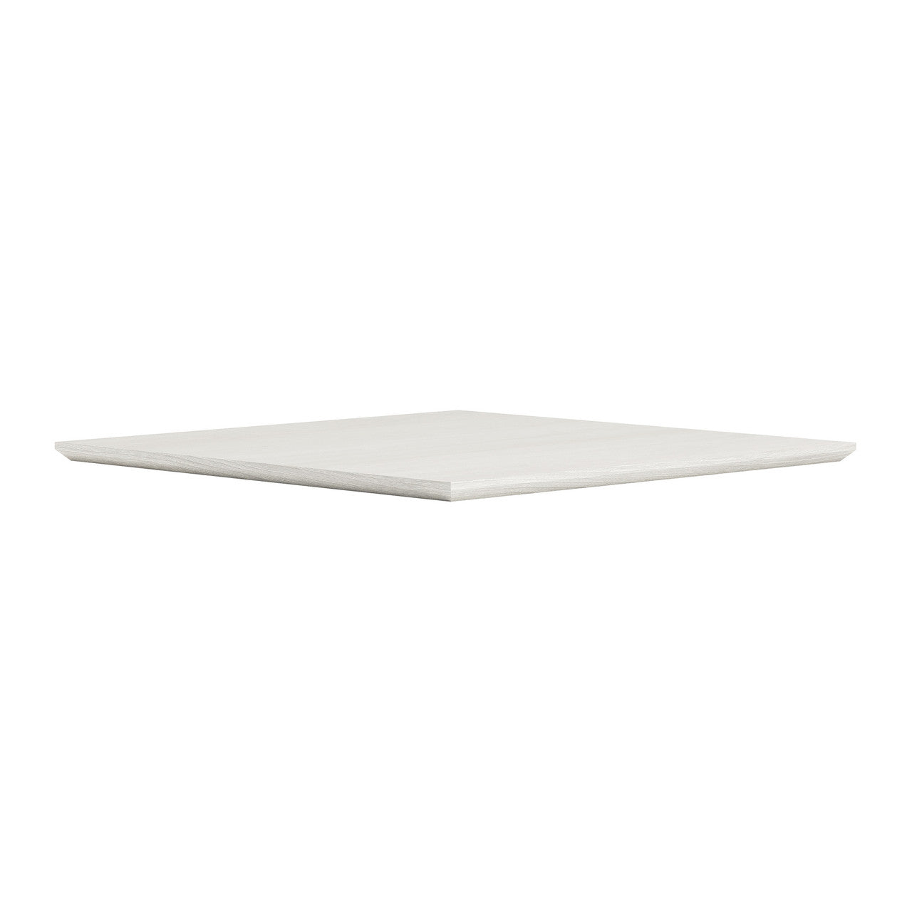 OfficeSource OS Laminate 30" Square Knife-Edge Table Top - Arcadia White