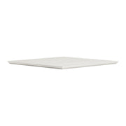 OfficeSource OS Laminate 30" Square Knife-Edge Table Top - Arcadia White