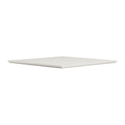 OfficeSource OS Laminate 36" Square Knife-Edge Table Top - Arcadia White